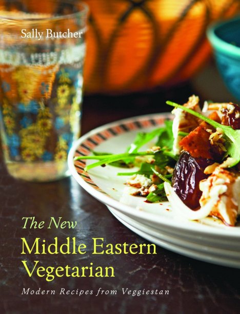 "The New Middle Eastern Vegetarian" (aka "Veggiestan" in the UK) by Sally Butcher, cover photo from amazon.co.uk